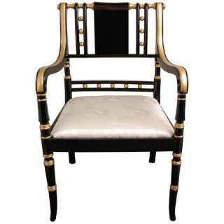 Oriental Furniture Queen Victoria Balloon Chair in Gold   EU CHAIR12