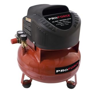 Powermate Proforce 6 Gallon Pancake Air Compressor with Extra Value