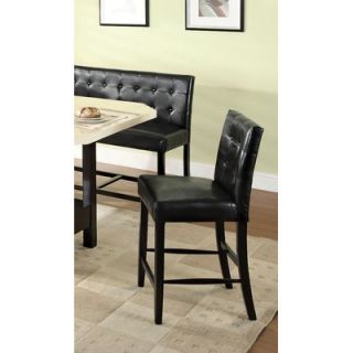 Hokku Designs Milly Leatherette Corner Counter Height Chair