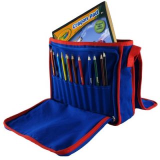 Princess Linens Doodlebugz Crayola Messenger Bag in Blue