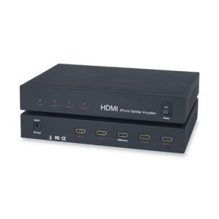 Comprehensive 1 x 4 HDMI Distribution Amplifier with HDCP