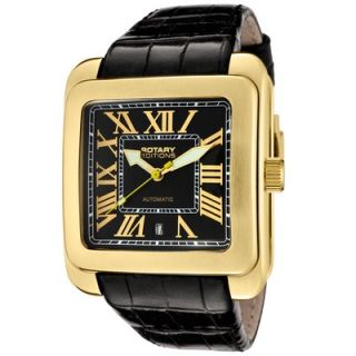 Rotary Watches Mens Editions Automatic Tone Case Rectangle Watch