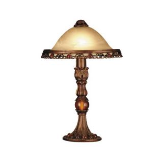 Dale Tiffany Lowther Table Lamp in Antique Pewter / Gold   TT101087