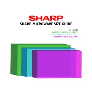 Sharp R520KST Countertop Microwave in Stainless Steel