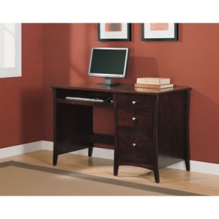 Altra Single Pedestal Computer Desk with 2 Box Drawers