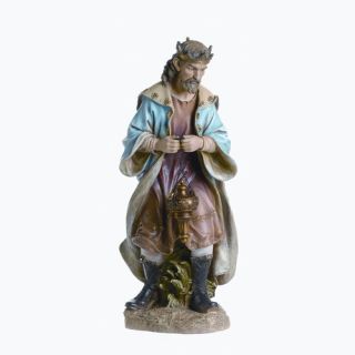 Praising Wise Man Color Figurine