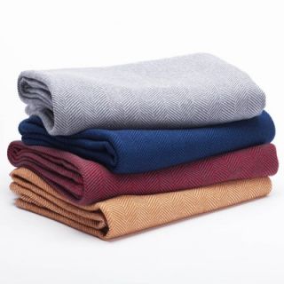 Coyuchi Herringbone Organic Wool Blanket   KBL/209 /