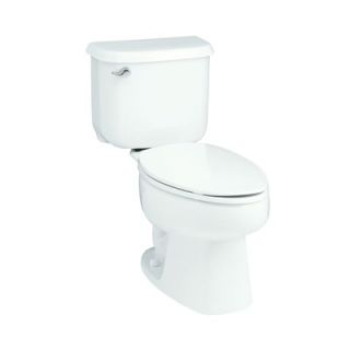  Dual Flush Right Height Elongated Toilet in White   2480.216.020