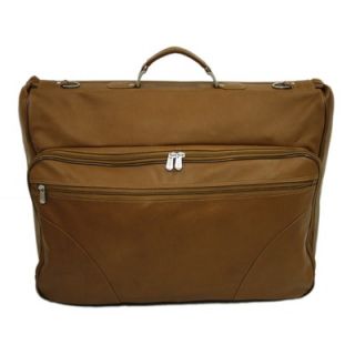 Piel Traveler Zip Around Garment Bag in Saddle   2778 SDL
