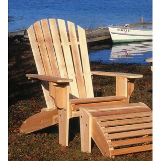 Rustic Cedar Oversized Adirondack Chair