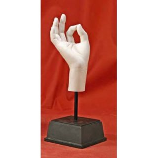The Merchant Source Vitruvian OK Hand Sculpture   H234 WHT
