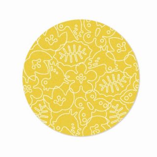 Kids Rugs   Primary Color Gold & Yellow