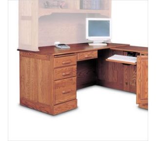 Haugen Home Oak L Shaped Computer Desk Desk_1_400x360