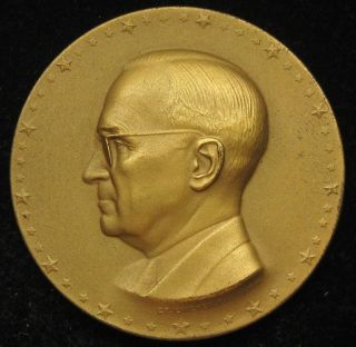 1949 President Harry S Truman Official Inaugural Medal Bronze