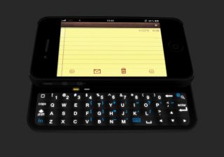 iPhone 4 Backlit Sliding Bluetooth Wireless Keyboard Case Verzion at T