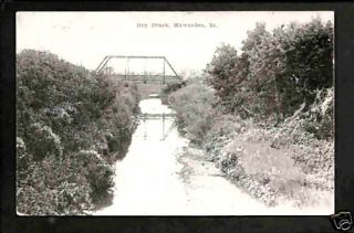 Hawarden Iowa 1910 Dry Creek Steel Span Bridge IA