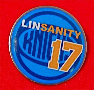  Knicks Linsanity Pin NBA Basketball NY 17 Jeremy Lin Harvard