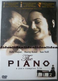 The Piano DVD Holly Hunter Harvey Keitel Sam Neill New