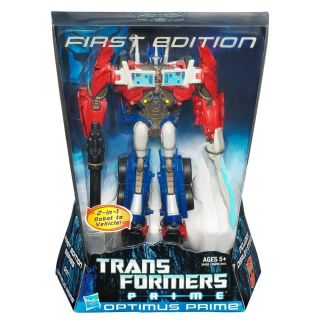 Transformers Hasbro Optimus Prime Figure Voyager Class Animated First