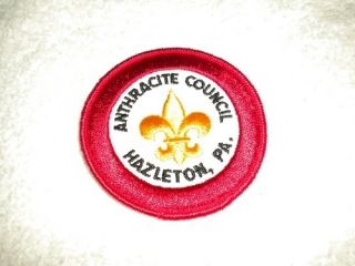   BSA Boy Scout Anthracite Council Hazelton PA Patch Mint Pennsylvania