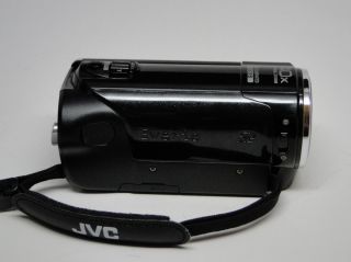   OPEN BOX   JVC Everio GZ E10 Camcorder Full HD 1080p 40x Zoom Black
