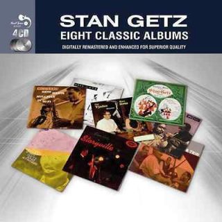 Stan Getz EIGHT CLASSIC ALBUMS 53 Track REMASTERED New Sealed 4 CD