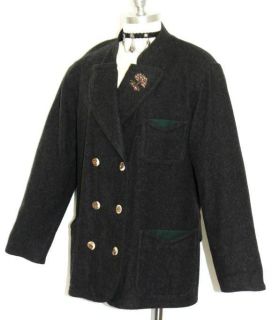 Zeiler Black Wool Women German Gorsuch Winter Dress Jacket Over Coat