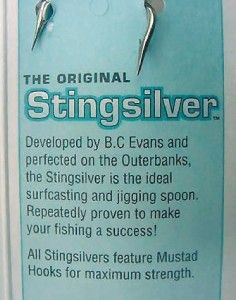 NIP Haw River Tackle Stingsilver 2 oz Red White Lure Style 1547RH Made