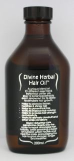 Divine Herbal Hair Oil for Hair Growth Stop Hair Loss Alopecia