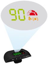  Speed Visio Nomad GPS Hud Heads Up Display Speedometer Speedo