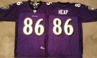 Todd Heap Baltimore Ravens Purple Reebok Mens Jersey 86