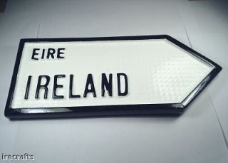 newly listed old irish ireland road sign in ireland v