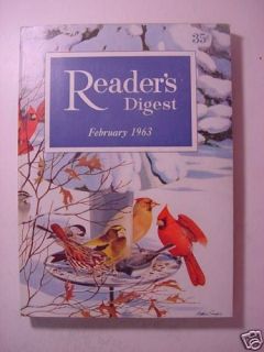 Readers Digest February 1963 Jackie Gleason H Hazlitt