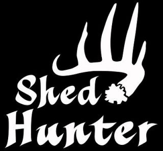 Shed Hunter decal sticker,Antler ,rack,Deer hunting,buck,b ow hunter