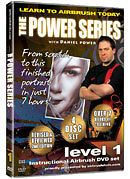  Power Power series airbrush / Art supplies Lesson tutorial 4 DVD set