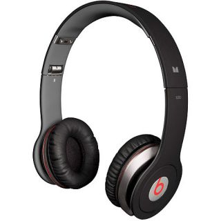  Beats Solo by Dr. Dre On Ear Headphones Control Talk BLACK Headphone
