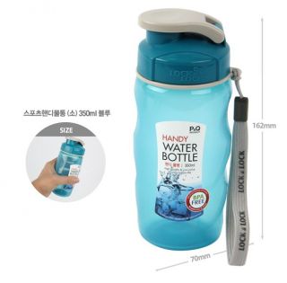 Water Bottle / korean Outdoor Sports handy water bottles BLUE 350ml/11