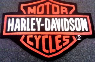 HARLEY DAVIDSON plush RUG /BATHROOM BEDROOM MOTORCYCLE biker rider