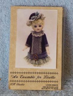 Louise Hedrick Pattern for Cathy Hansen Lisette or Other 4 All Bisque