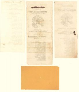1864 Lincoln/Johnson Presidential election ballots from Ohio.