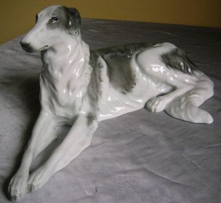 Hutschenreuther Borzoi Barzoi Dog Porcelain Figurine