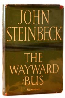 John Steinbeck The Wayward Bus Heinemann 1947 First Edition 1 1 1st HB