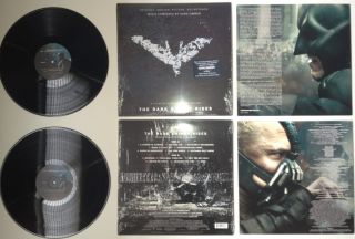   Knight Rises LP Soundtrack Limited Edition Vinyl Hans Zimmer Batman