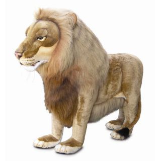 Hansa Ride On Life Size Lion Stuffed Animal 4731