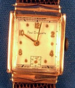  Paul Breguette watch with a Gerard Peregaux 17 jewel manual wind