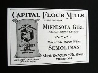Capital Flour Mills Minnesota Girl Durum Wheat Semolina