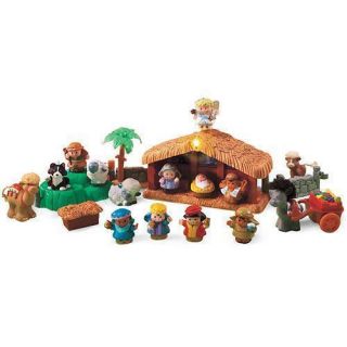 Fisher Price Little People Touch & Feel Nativity set original box