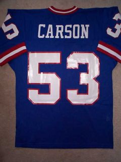  Ness M N New York Giants Harry Carson NFL Throwback Jersey L 44