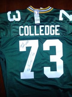 Green Bay Packers Autographed Jersey Daryn Colledge New