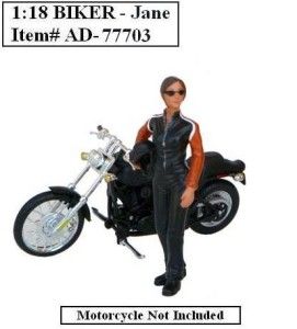 American Diorama Harley Davidson Figure ~ Jane ~ AD 77703 1:18